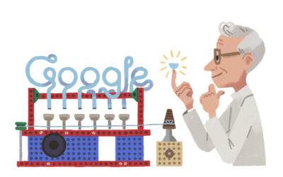 Google célèbre Otto Wichterle inventeur des lentilles souples dans son doodle !