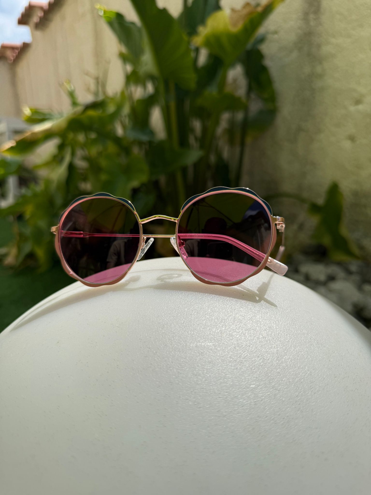 Verre transition superstyle coloris rubis avec dégradé en extérieur