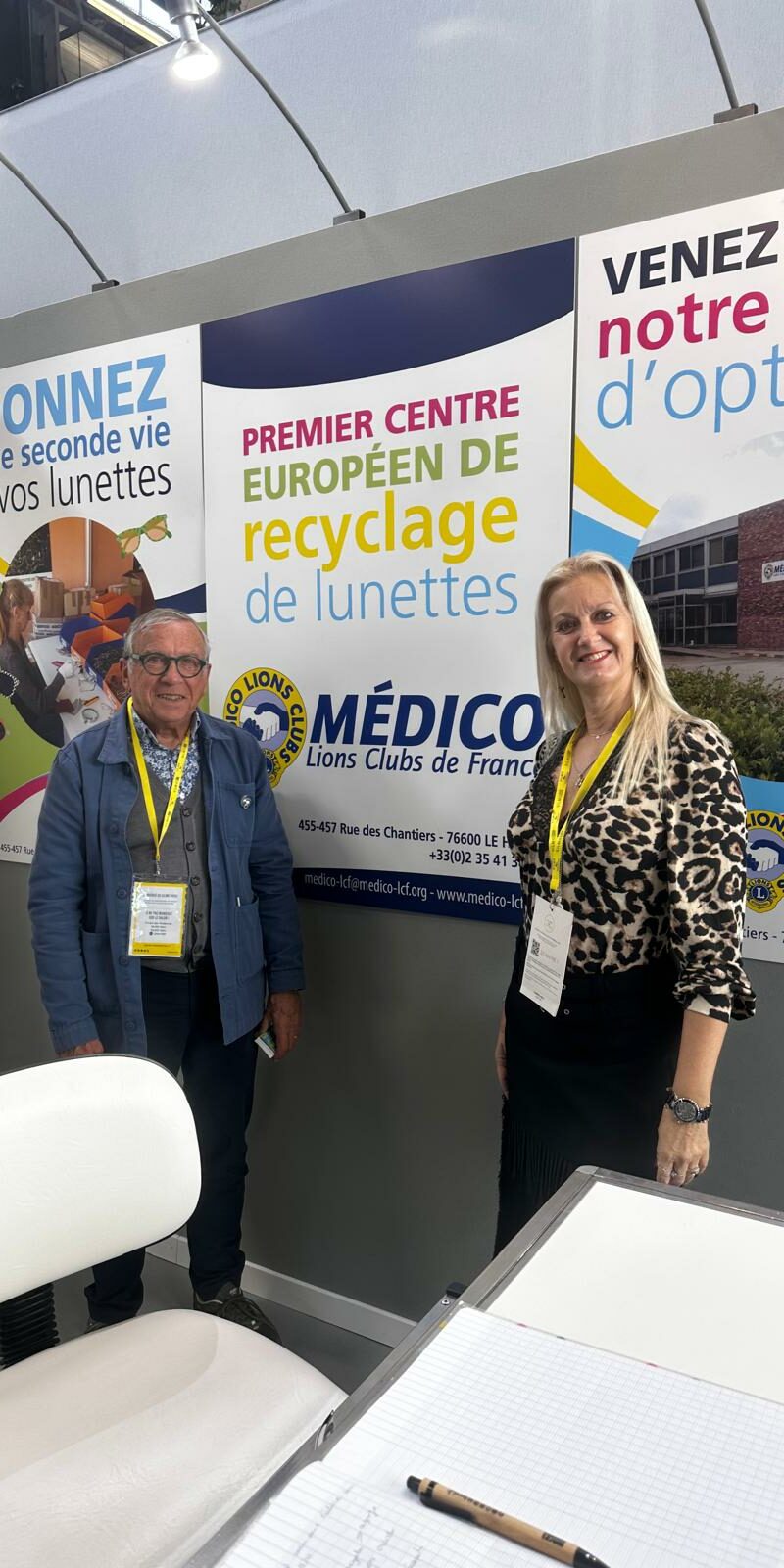 Donnez une seconde vie à vos lunettes avec optic synergy et medico lion’s club